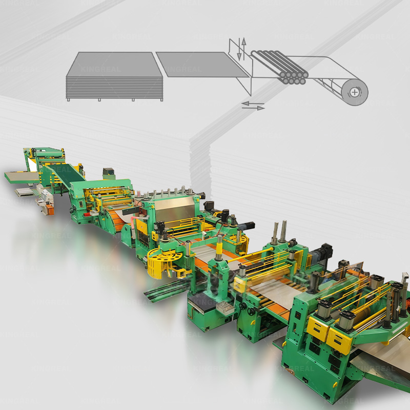 Калем на лист сече на должина машина