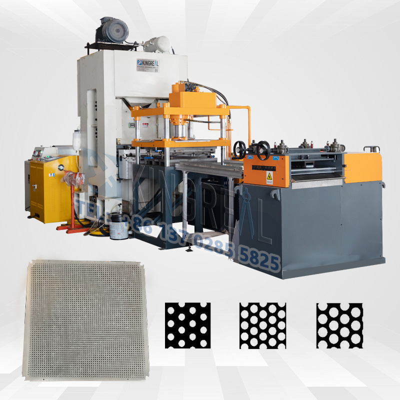 Целосна автоматска линија за производство на перфориран метал