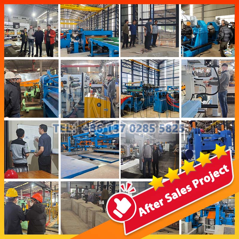 metal sheet cross-cutting line