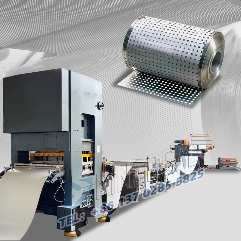 Лист калем перфорација и премотување машина