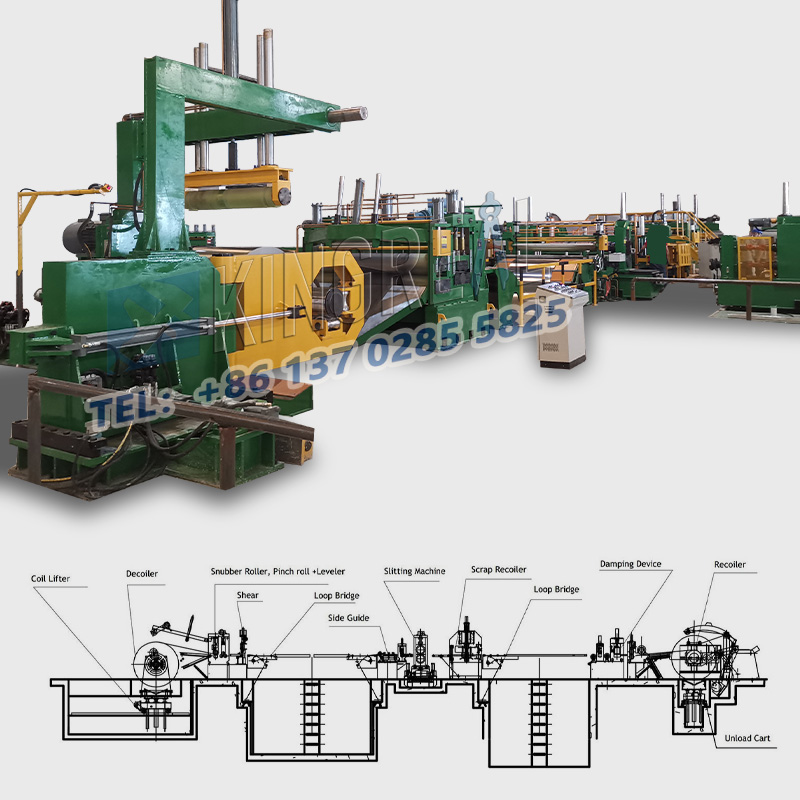 Машина за сечење калеми од не'рѓосувачки челик